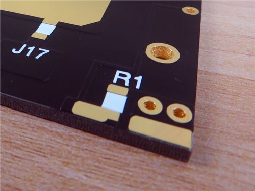 F4BTM350 PCB 2L Wangling 120mil Substrate Black Solder Mask