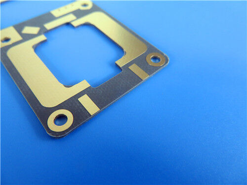 Rogers RT duroid 5880LZ PCB Double-sided 0.3mm Thick Green Mask