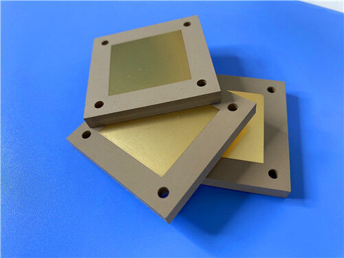 2-layer TP1600 High-DK PCB 0.9mm Thick Pure Gold Finish