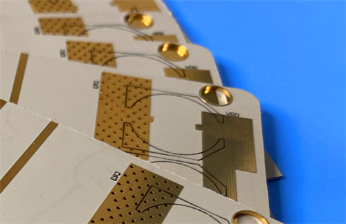 5mil Thick WL-CT300 PCB 2-layer Black Silkscreen Pure Gold Plating