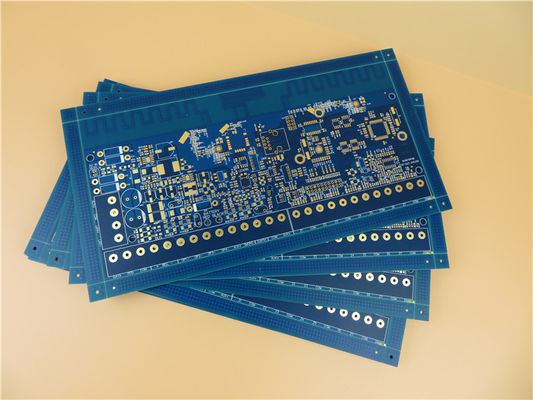 Matt Blue 50 Ohm Impedance Controlled PCB for Medical Equipment