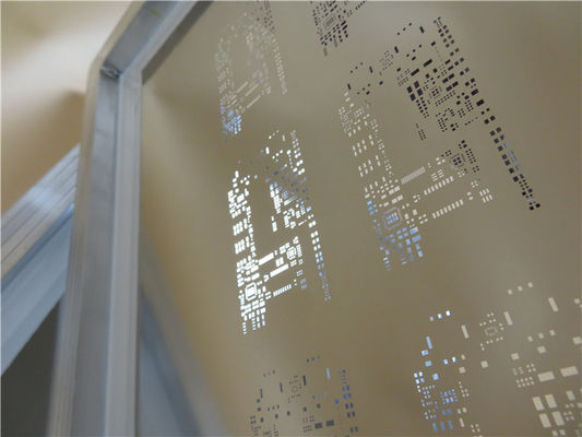 Versatile Laser Cut SMT Stencil 0.12mm Foil for Profile Laser Cut 584mm x 584mm 23" x 23