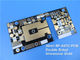 RF-60TC High Power Amplifiers Double Sided Taconic PCB 30mil Black Solder Mask Coating