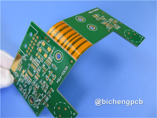 4 layer Rigid Flex PCB S1000-2M Impedance Control