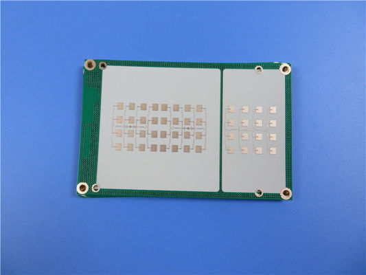 8mil RO4003C Substrate High Performance PCB 2-layer Immersion Gold Black Silkscreen