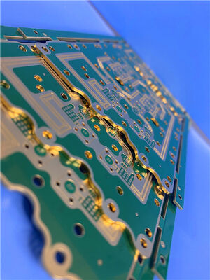 6-Layer RO4350B & IT180A Hybrid PCB 1.6mm Thick Blind Via & Edge Plating High Frequency Board